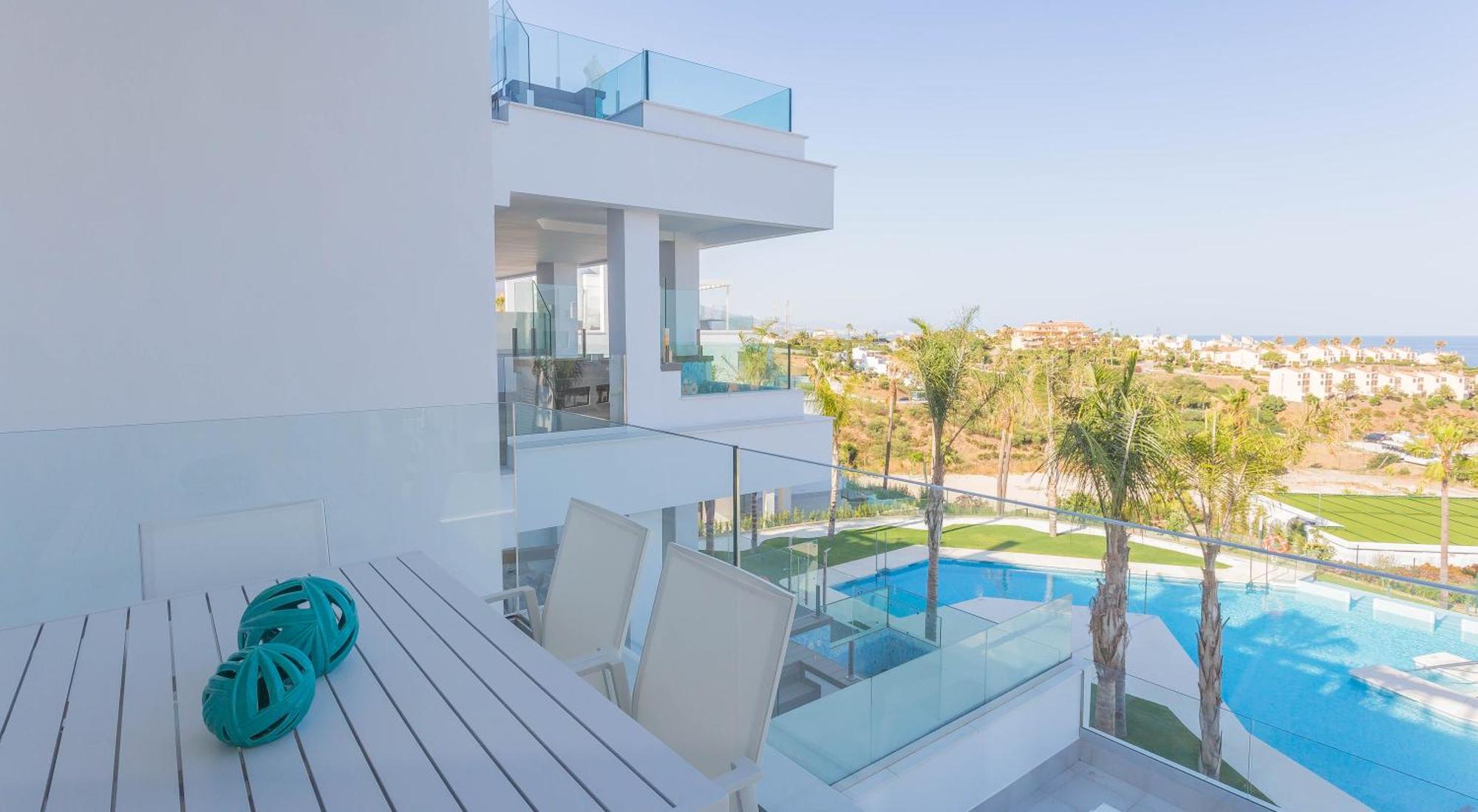 Apartmán Luxury 2Br Seaviews - Santa Barbara Heights Fuengirola Exteriér fotografie